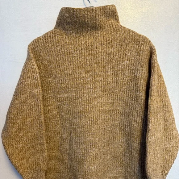 FINAL PRICE - Aritzia Wilfred Montpellier Sweater Dress - Camel - Picture 3 of 11